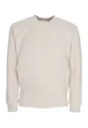 Nike Men's Crewneck Sweatshirt Club Crew Bb Lt Orewood Brn/white In Neutral