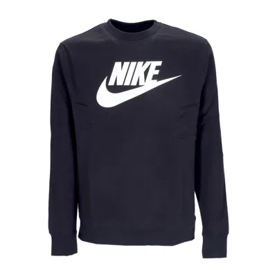 Nike Men's Crewneck Sweatshirt Sportswear Club Bb Graphic Crew Black In Multi