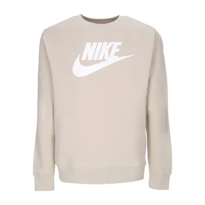 Nike Men's Crewneck Sweatshirt Sportswear Club Bb Graphic Crew Rattan In Multi