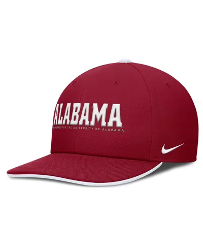 Nike Men's Crimson Alabama Crimson Tide 2025 On-field Pro Performance Adjustable Hat In Red