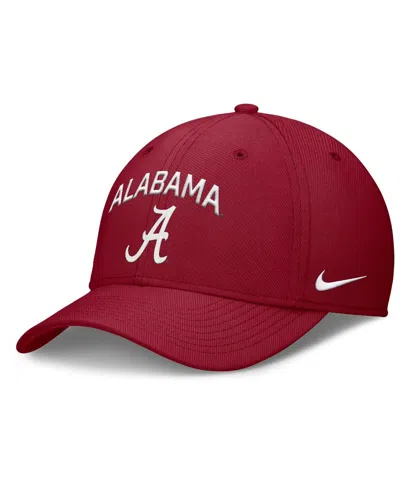 Nike Men's Crimson Alabama Crimson Tide 2025 On-field Rise Performance Flex Hat In Red