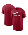 Nike Alabama Crimson Tide Campus Mascot  Men's College T-shirt In Crimson