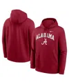 Nike Alabama Arch  Men's College Pullover Hoodie In Red