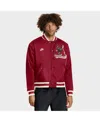 Nike Crimson Alabama Crimson Tide Legacy Full-snap Bomber Jacket In Burgundy