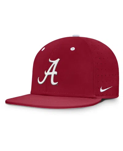 Nike Men's Crimson Alabama Crimson Tide On-field Dugout True Performance Fitted Hat