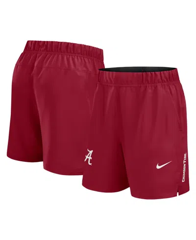 NIKE MEN'S CRIMSON ALABAMA CRIMSON TIDE PRIMETIME WOVEN VICTORY PERFORMANCE SHORTS
