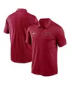 Nike Crimson Arkansas Razorbacks Victory Solid Performance Polo In Burgundy