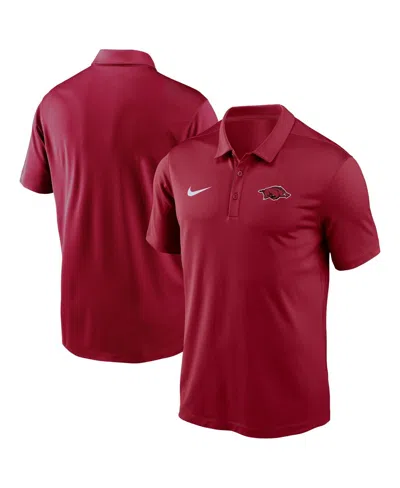 Nike Crimson Arkansas Razorbacks Victory Solid Performance Polo In Red