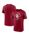 Nike Cardinal Stanford Cardinal Basketball Drop Legend Performance T-shirt In Crimson