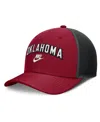 Nike Men's Crimson/black Oklahoma Sooners Legacy Arch Rise Performance Trucker Adjustable Hat In Red