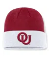 Nike Men's Crimson/white Oklahoma Sooners Legacy Terra Cuffed Knit Hat In Crimson,white