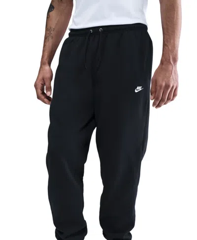 Nike Men's Cuffed Brushed Fleece Logo Sweatpants In Multi