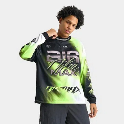 NIKE MEN'S CULTURE OF FOOTBALL AIR MAX DRI-FIT LONG-SLEEVE SOCCER JERSEY