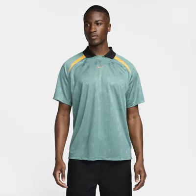 Nike Men's Culture Of Football Dri-fit Short-sleeve Soccer Jersey In Green