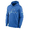 Nike Men's Detroit Lions Menâs  Therma Nfl Pullover Hoodie In Blue