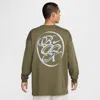 Nike Men's Devin Booker Long-sleeve Basketball T-shirt In Green