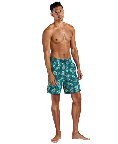 Nike Men's Digi-floral Volley Swim Shorts In Green
