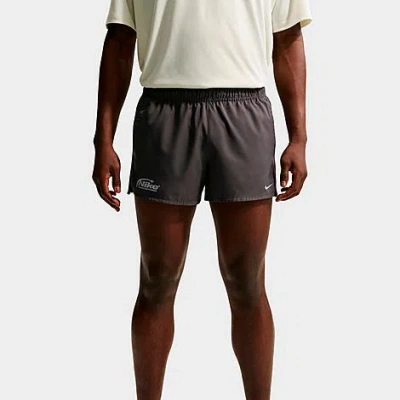 Nike Men's Disrupt Dri-fit 3" Brief-lined Running Shorts In Brown