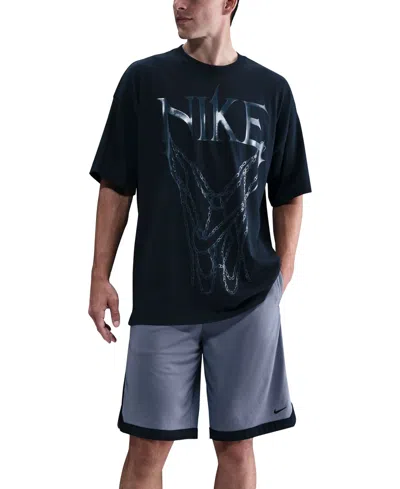 Nike Men's Dna Academy Dri-fit 11" Basketball Shorts In Gray