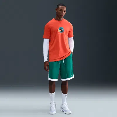 Nike Men's Dna Academy Dri-fit 11" Basketball Shorts In Green