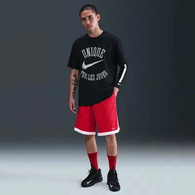 Nike Men's Dna Academy Dri-fit 11" Basketball Shorts In Black
