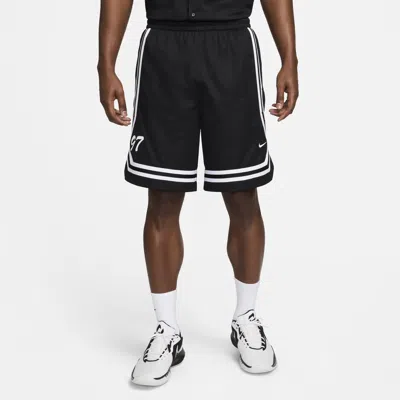 Nike Men's Dna Crossover Dri-fit 8" Basketball Shorts In Black