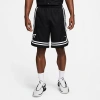 Nike Men's Dna Crossover Dri-fit 8" Basketball Shorts In Black/white
