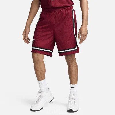Nike Men's Dna Crossover Dri-fit 8" Basketball Shorts In Red