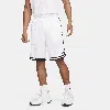 Nike Men's Dna Dri-fit 8" Basketball Shorts In White