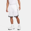Nike Men's Dna Dri-fit 8" Basketball Shorts In White/black/black