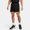 Nike Men's Dna Dri-fit 6" Basketball Shorts In Black/sundial/bicoastal