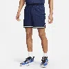 Nike Men's Dna Dri-fit 6" Uv Woven Basketball Shorts In Blue