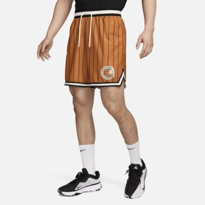 Nike Men's Dna Dri-fit 6" Basketball Shorts In Orange
