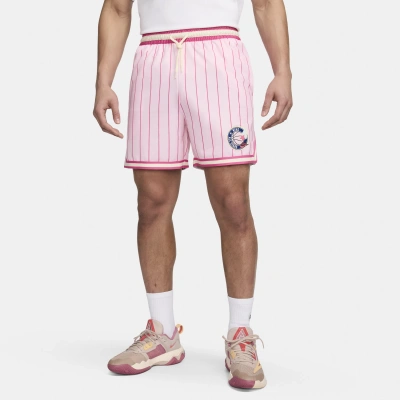 Nike Men's Dna Dri-fit 6" Basketball Shorts In Pink