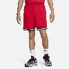 Nike Men's Dna Dri-fit 6" Uv Woven Basketball Shorts In Red