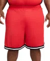 Nike Men's Dna Dri-fit 8" Basketball Shorts In University Red,black,(black)
