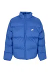 Nike Sports Puffer Jacket Therma-fit Technology In Game Royal/white