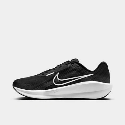 Nike Men's Downshifter 13 Running Shoes In Black/dark Smoke Grey/white