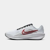 Nike Men's Downshifter 13 Running Shoes In White/light Smoke Grey/black/fire Red