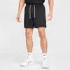 Nike Men's Dri-fit 5" Mesh Basketball Shorts In Black