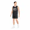 Nike Men's Dri-fit 5 Mesh Basketball Shorts In Black