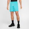 Nike Men's Dri-fit 5" Mesh Basketball Shorts In Green
