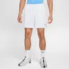 Nike Men's Dri-fit 5" Mesh Basketball Shorts In White
