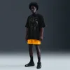 Nike Men's Dri-fit 5" Mesh Basketball Shorts In Black