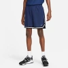 Nike Men's Dna Dri-fit 6" Uv Woven Basketball Shorts In Midnight Navy/black/white