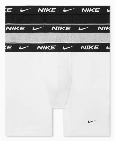 NIKE MEN'S DRI-FIT ESSENTIAL COTTON STRETCH BOXER BRIEFS, 3-PACK