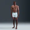 Nike Men's Dri-fit Essential Cotton Stretch Boxer Briefs (3-pack) In Blue