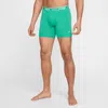 Nike Men's Dri-fit Essential Cotton Stretch Boxer Briefs (3-pack) In Green