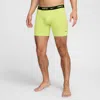 Nike Men's Dri-fit Essential Cotton Stretch Boxer Briefs (3-pack) In Green