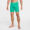 Nike Men's Dri-fit Essential Cotton Stretch Long Boxer Briefs (3-pack) In Green